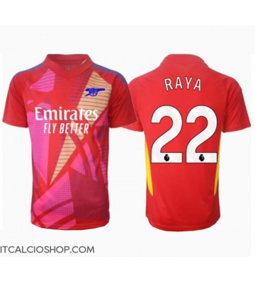 Arsenal David Raya #22 Portiere Seconda Maglia 2024-25 Manica Corta